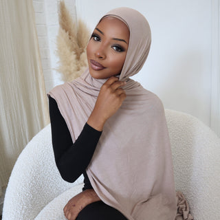 Warm Vanilla Hijab - Jersey